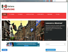 Tablet Screenshot of italiansincanada.com